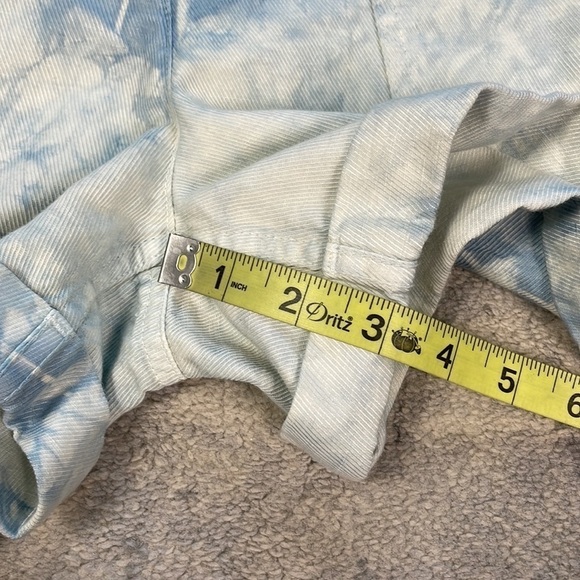 New ALC Davidson Bleached Shorts High Rise Paperbag Tie Waist Belt Linen Blend 0 - Picture 10 of 14